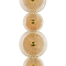 Светильник NewRgy W5856P/4 GOLD+CLEAR+AMBER